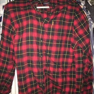 Flannel dress shirt